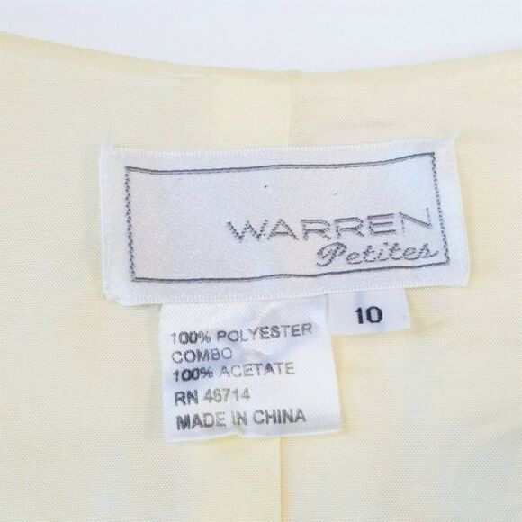 Vintage Warren Petites Peplum Jacket - Picture 7 of 8